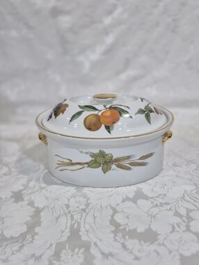Vintage Royal Worcester Evesham Casserole Dish